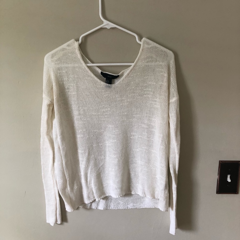 White sweater